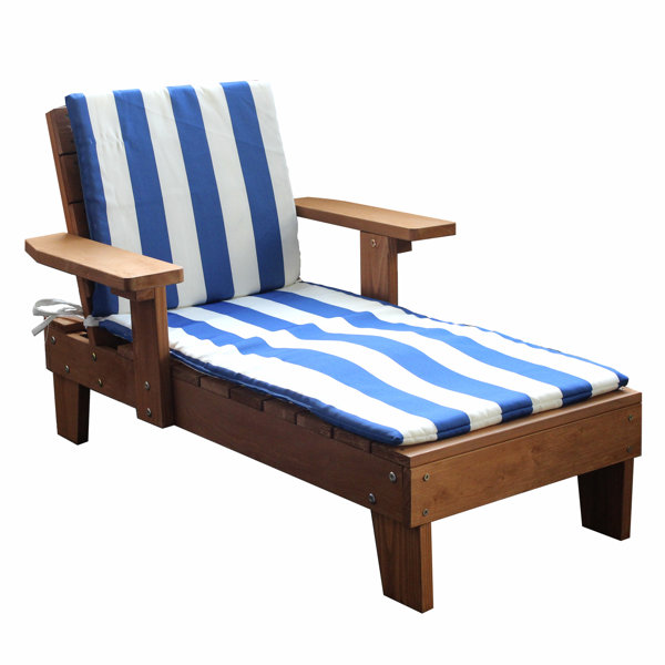 Arlmont & Co. Kearny Kids 8'' Wood Outdoor Table Or Chair Chaise Lounge